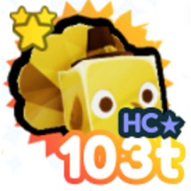 103T Hardcore Gold Golden Turkey Mythical Pet Sim Simulator X for Roblox PSX