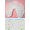Hygienic Disposable Face Cradle Covers for Massage Tables, 50pcs Non-Sticking