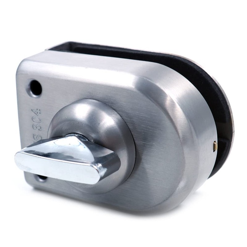 2 Pack ZONADAH High Quality Glass Door Locks 304 Stainless