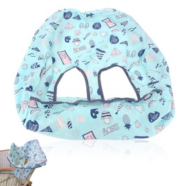 Shopping Cart Cover for Baby, 2-in-1 Silk Grocery Cart Cover and High Chair Cover 25.5 X 13.7 X 15.7 Inch