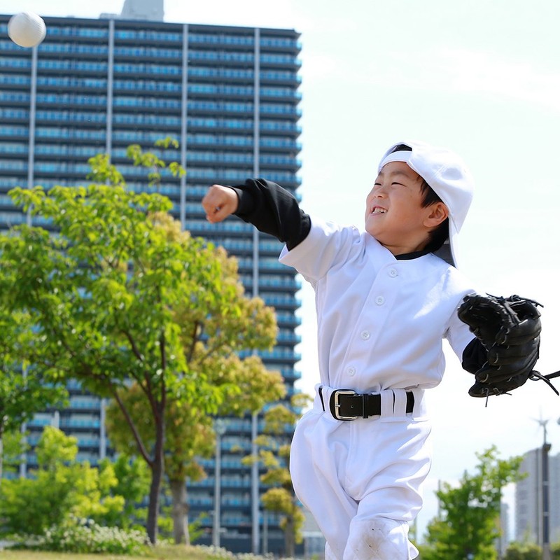 Junior Lightweight and Easy to Move, Easy Washing, Baseball Uniform,