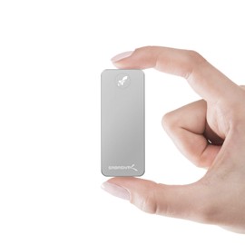 SABRENT Rocket Nano 512GB USB 3.2 10Gb/s SSD de Aluminio Externo (Plata) (SB-512-NANO)