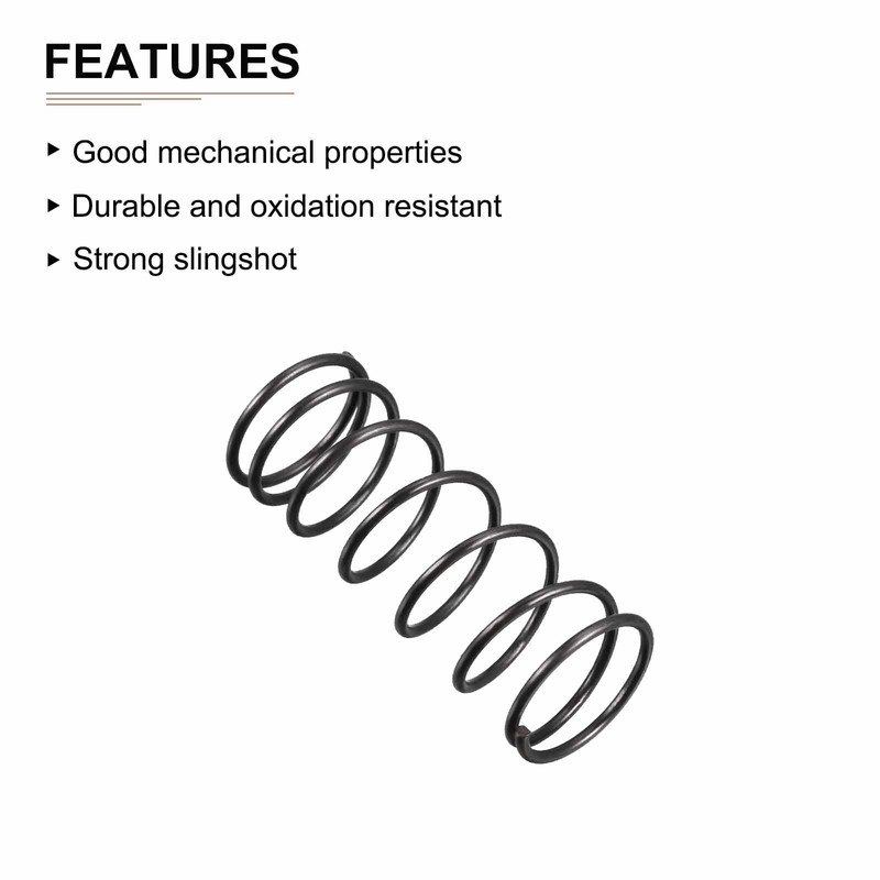 DTGN 1.2x16x40mm(DxODxL) Compression Spring - 10Pack - Good for Machinery