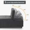 Ainfox Sleeper Sofa Chair Bed, 4-in-1 Convertible Ottoman Sofa Couch