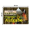 Geschenkeparadies 24 Tin Sign with German Text "Auch EIN Kleiner