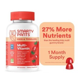 SmartyPants Kids & Toddlers Children's Multivitamin Gummies 60 Ct Exp 10/25+
