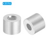 PATIKIL 1/6"/4mm Wire Rope Stop Sleeve,20 Pack Aluminum Crimping Loop