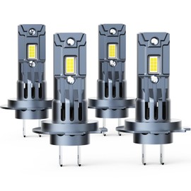 CHOPDARK LED Bulbs Combo Compatible with Ram ProMaster 1500 2500 3500 2014 2015 2016 2017 2018 2019 2020 2021 2022, H7 High Beam and H7 Low Beam, 20000Lm 50W 6500k Cold White, Fog Lights, 4-Pack