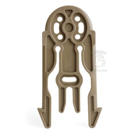 SHENKEL Holster Molle Adapter Tan Molle Locking Fork Holster Attachment Survival Game