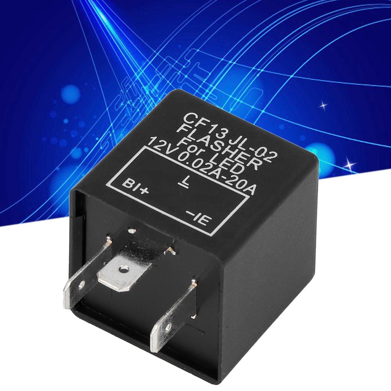 3 Pin Electronic Flasher Relay LED Turn Signal Light Control