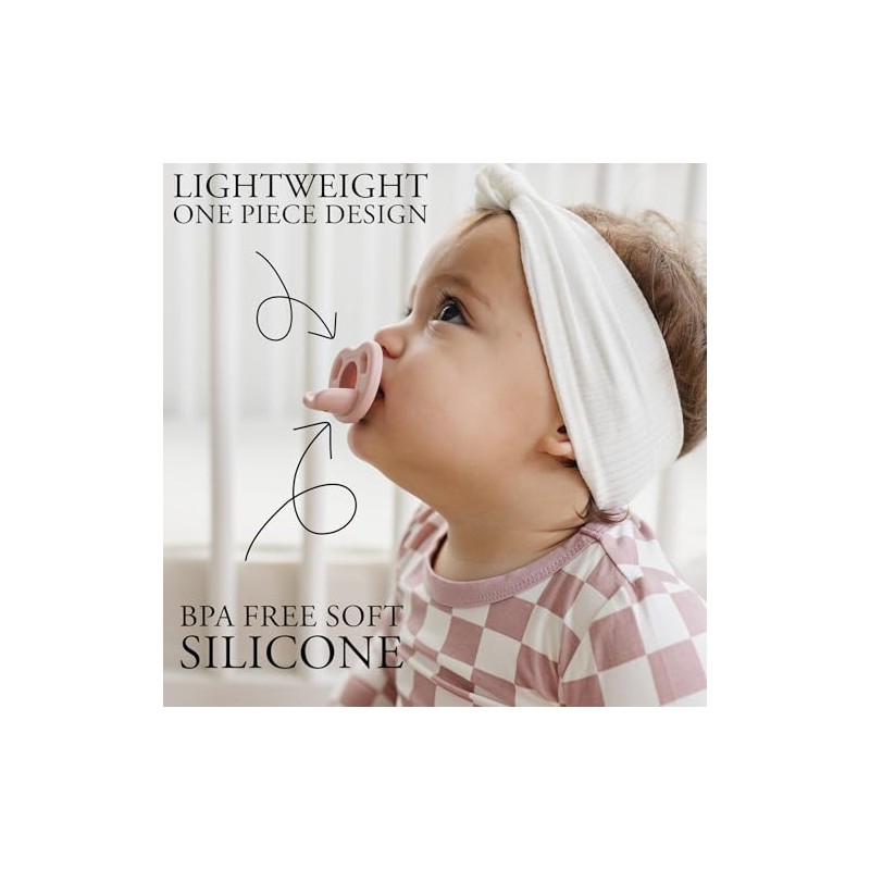 Sweet Cotton - Chupete infantil para bebé, 0-18 meses