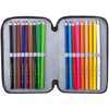 Julian Ross Pencil case, pencil case, 3-tier filled, 44 pieces