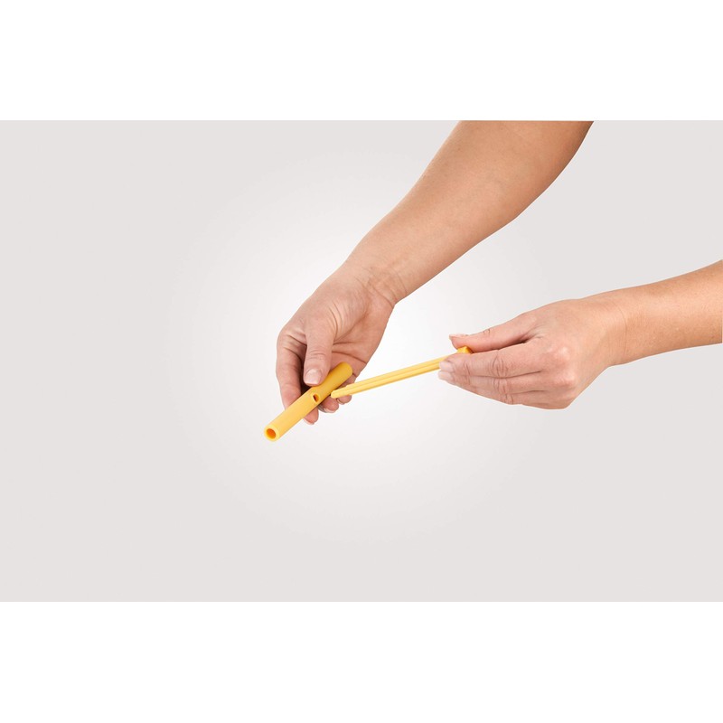 Tescoma Crepe Turner mit Querstange, Plastik, gelb, 34.7 x 14