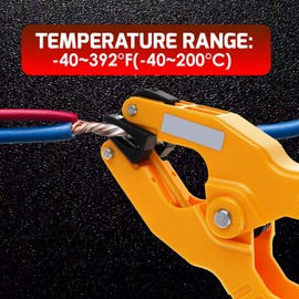 2 PCS High-Accuracy K-Type Clamp Probe Thermocouple Temperature Clamp Sensor 32.7-inch Long Cable for Wide Industrial Applications