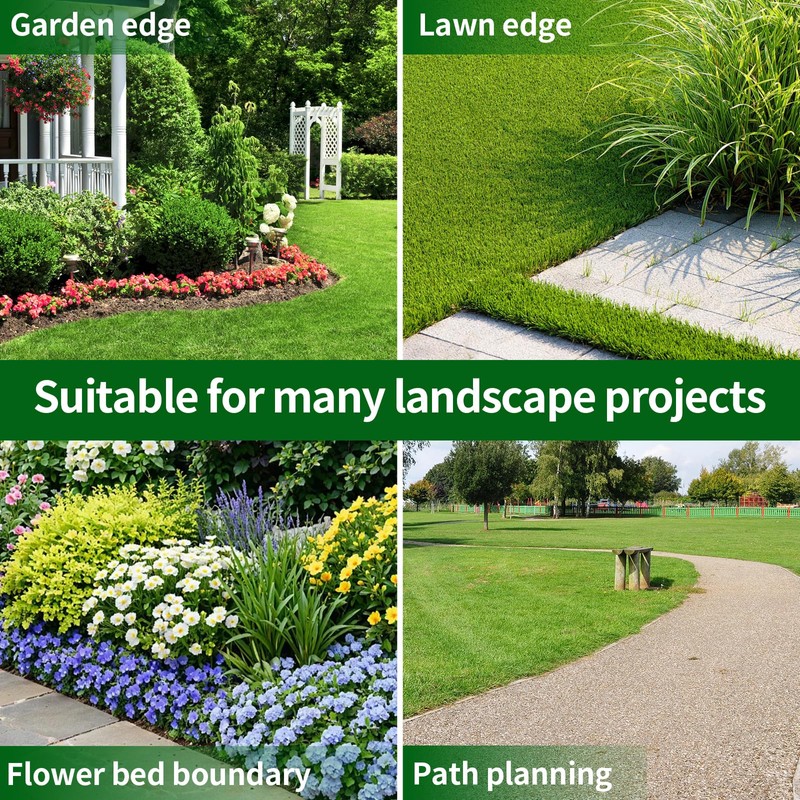 Landscape Edging 4in Garden Edging Borders No Dig 33ft