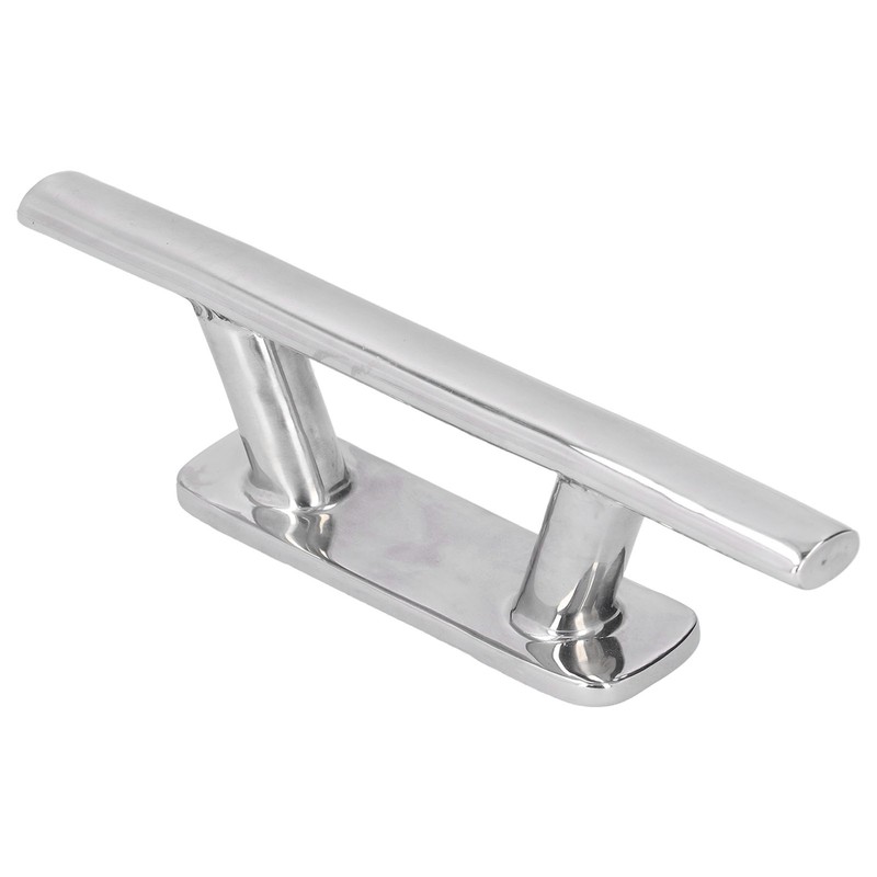 200mm/8in Stainless Steel Mooring Cleat Elliptical Tube Type Dock Deck