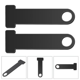 Aoling Motorcycle Hell Lock Assist, Black, D-Ring Compatible, Bike Helmet Lock Hardware, Auxiliary Stay, Convenient and Easy to Use, Set of 2