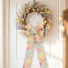 12 Yard Bunny Wired Edge Ribbons 2 Rolls Easter Craft