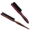 Pack of 2 Beard Brushes for Men, Sleek Bun Brush,
