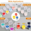 1770 Pieces 0.1oz Empty Paint Pot, 295 Strips Acrylic Mini