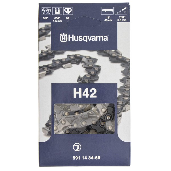 Husqvarna 18" 3/8 Pitch .058 Gauge Type H42 Lowvib 68