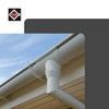 INEFA Rain Pipe Elbow 45 Degrees for Downpipe, PVC DN