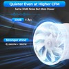 Voltset 4 Inch Duct Fan, Inline Ventilation Exhaust Fan, 280