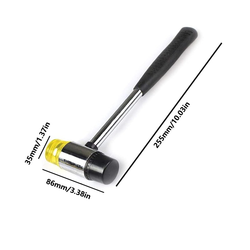 Rubber Mallet Double-Faced Hammer for DIY Handmade, 35mm