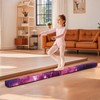 Giantex 8FT Balance Beam, Folding Gymnastics Beam w/Carry Handles, Non