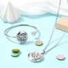 SUNNYCLUE 1Pc Essential Oil Necklace 1Pc Essential Oil Diffuser Bracelet