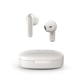 Urbanista Copenhagen 2 True Wireless Earbuds, 36 Hr Playtime, Bluetooth 5.4 Earphones with Noise Cancelling 4 x Mics, IPX4 in Ear Headphones, Touch Control Buds, USB C Charging Case. White