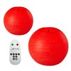 FUWDEO Flameless LED Sphere Candles with Remote Control & Timer,