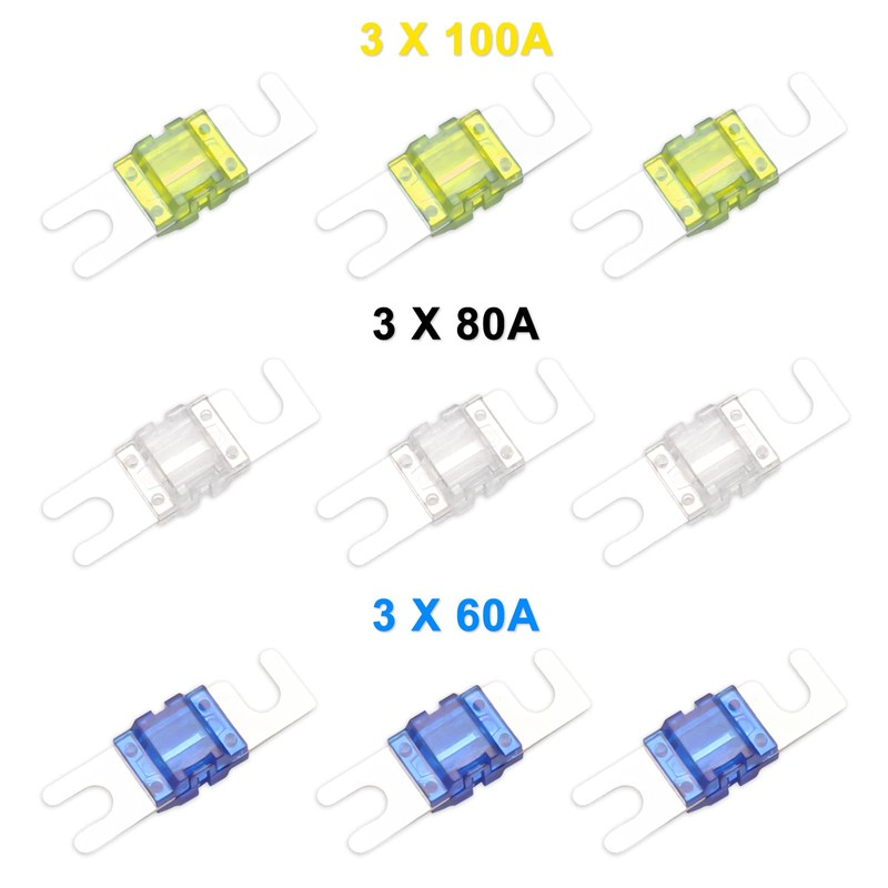 RECOIL MFH13 3-Way Mini-ANL Fused Distribution Block, 3 X 0/2/4
