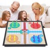 Plastic Magnetism Aeroplane Chess Board Games Toy Set with Foldable