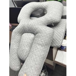 Novelledo Face Down Pillow After Eye Surgery,Face Down Pillow for Bed,BBL Pillow After Surgery Stomach Sleeping Pillow,Home Massage Pillows Faces Down with Shredded Memory Foam and Removable Cover