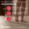 STEIGNER Shower Seal 30cm Glass Thickness 5/6/7/8mm Pre Curved PVC
