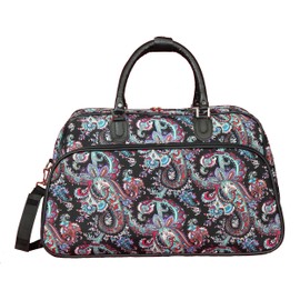 World Traveler Paisley 21-Inch Carry-On Shoulder Duffel Bag