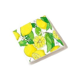 One Hundred 80 Degrees Lemons Napkin, 20/Pk, Paper, 6.5"