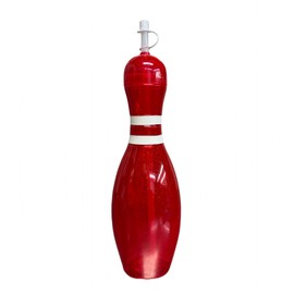 Large Bowling Pin Water Bottle - 32 ounce (Red)