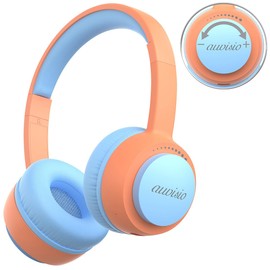 auvisio Hands-free Headphones: Bluetooth Kids Headphones, XXL Volume Limit, Microphone, BT 5.3 (Headphones for Girls, Kids Headphones Bluetooth)