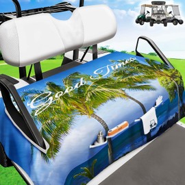 WUKO HUNT Golf Cart Seat Covers-Cool＆Quick Dry,(2025 upgraded)with 4 Pockets,Fits for EZGO, Yamaha, Club Car and More 2 Person Seats,Microfiber Suede Seat Towel,sweat absorption,Golf Cart Accessories