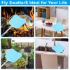 Jiozermi 3 Pcs Telescopic Fly Swatter, Plastic Fly Swatter Long
