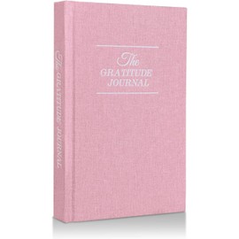 Diario de gratitud 200 páginas, Afirmaciones diarias de gratitud y reflexión sobre el amor propio, un gratitude journal guía de 5 minutos válido para mujer y hombre (rosa)