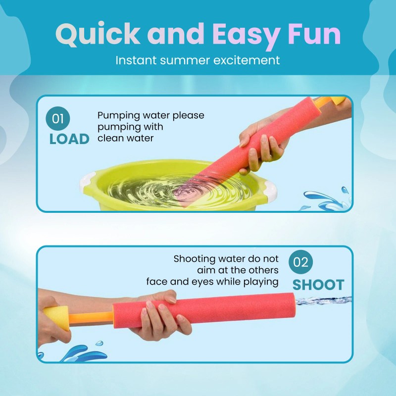Water Fun - 30 cm Water Gun Blaster - Pack