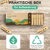greenli® 50 x Bamboo Clothes Pegs, 6 cm, The Sustainable