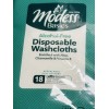 Modess Basics Disposable Washcloths Naturally Inspired Alcohol Free-12x8Inche