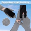 Yahenda 2 Pairs Women UV Long Sun Protection Gloves Touchscreen
