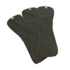 Leak Master Charcoal Fleece Adult Diaper Inserts/Bosters - 3 Pack