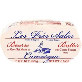 LES PRES SALES Sea Salt Camargue Butter 8.8 oz (8 units)