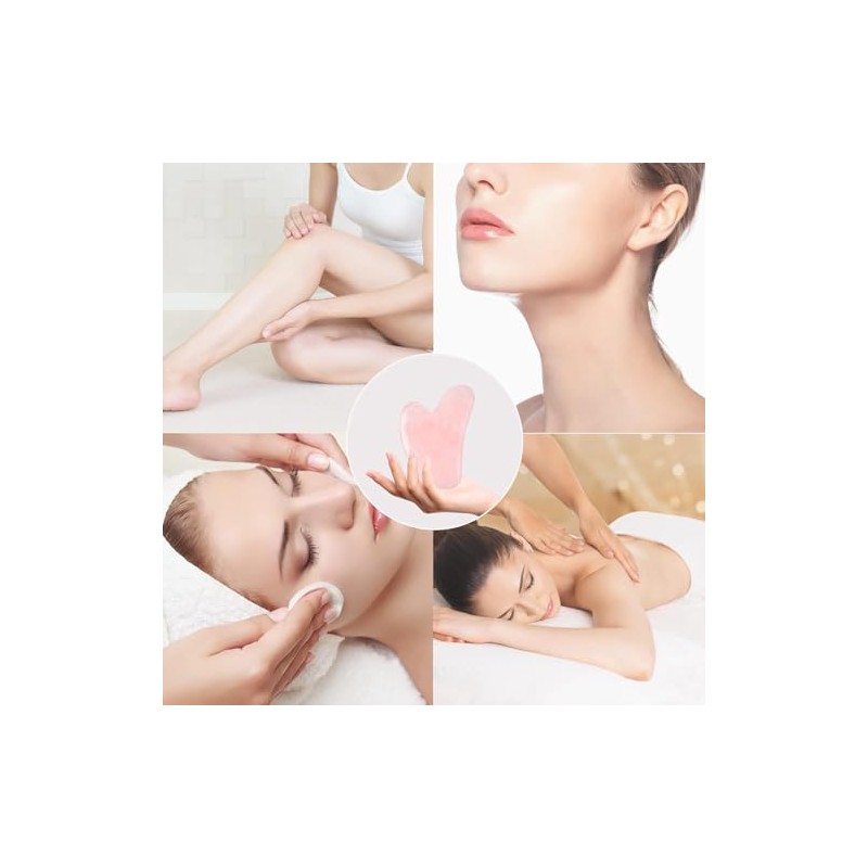 Gua Sha Stone Face Massager for Eye Swelling Skin Tightening